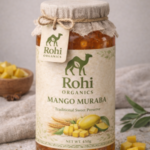 rohi organics mango muraba – traditional sweet preserve