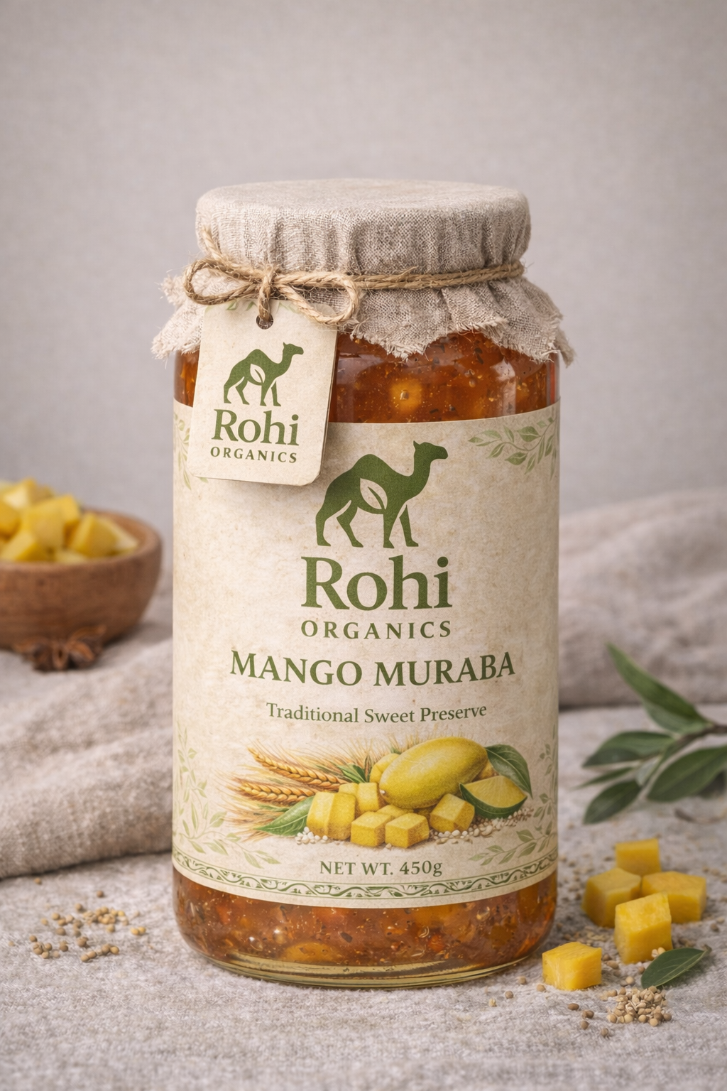 rohi organics mango muraba – traditional sweet preserve rohi organics mango muraba – traditional sweet preserve