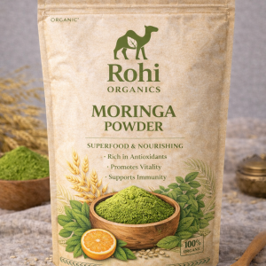 Home rohi organics moringa powder – 100% organic superfood (200g)