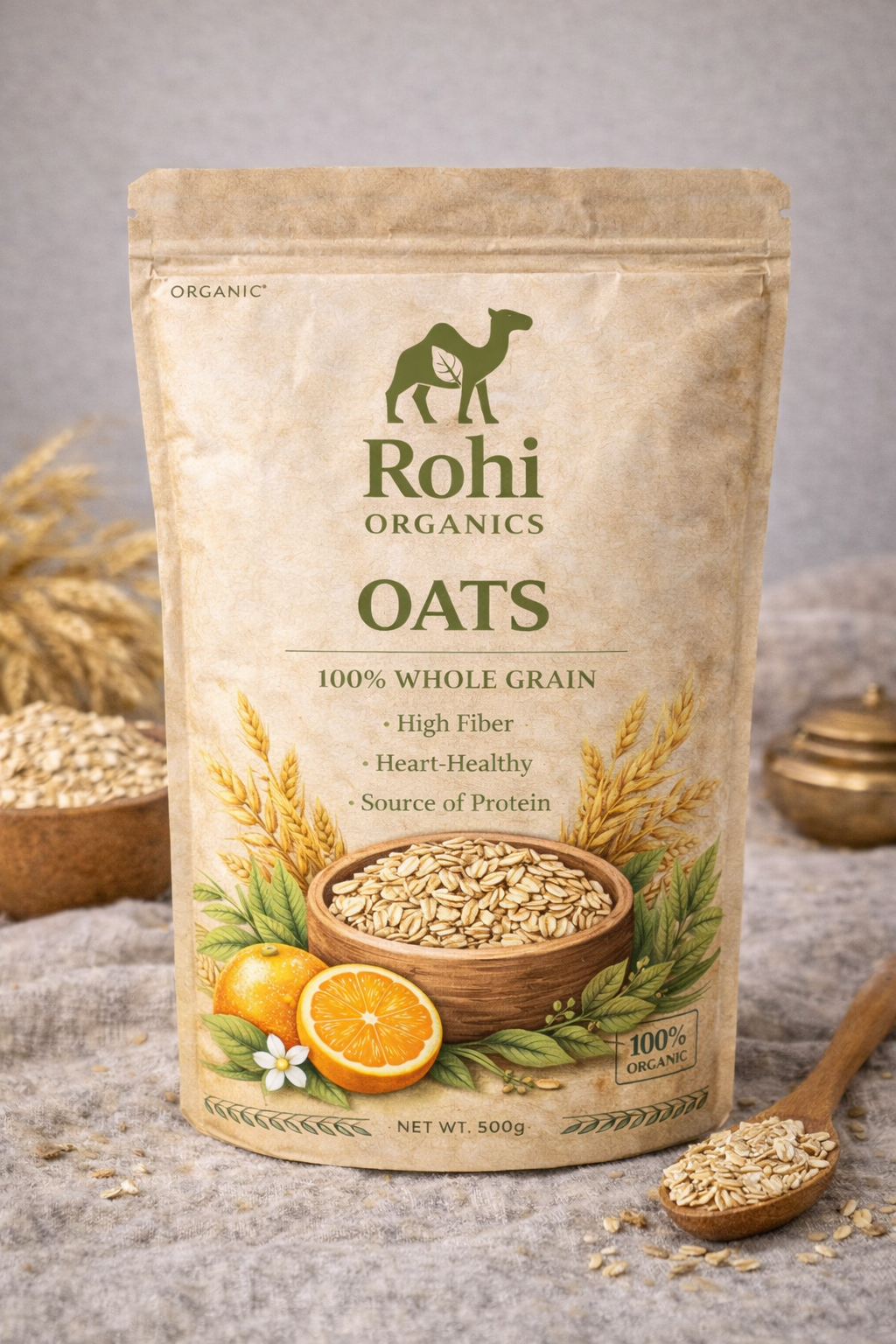 rohi organics whole grain oats – high fiber & heart healthy rohi organics whole grain oats – high fiber & heart healthy